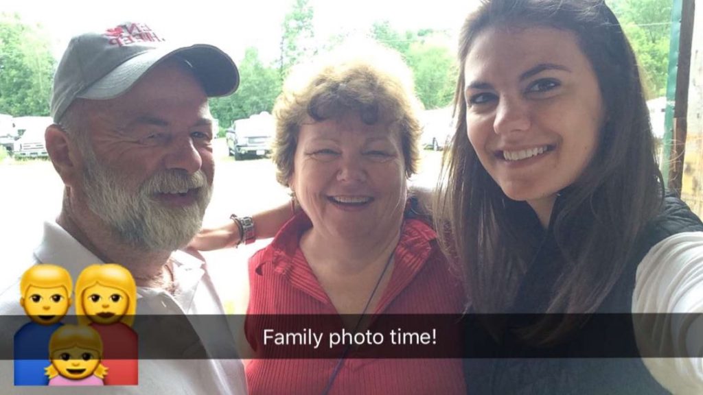 We even had time to sneak in a (almost) family selfie!